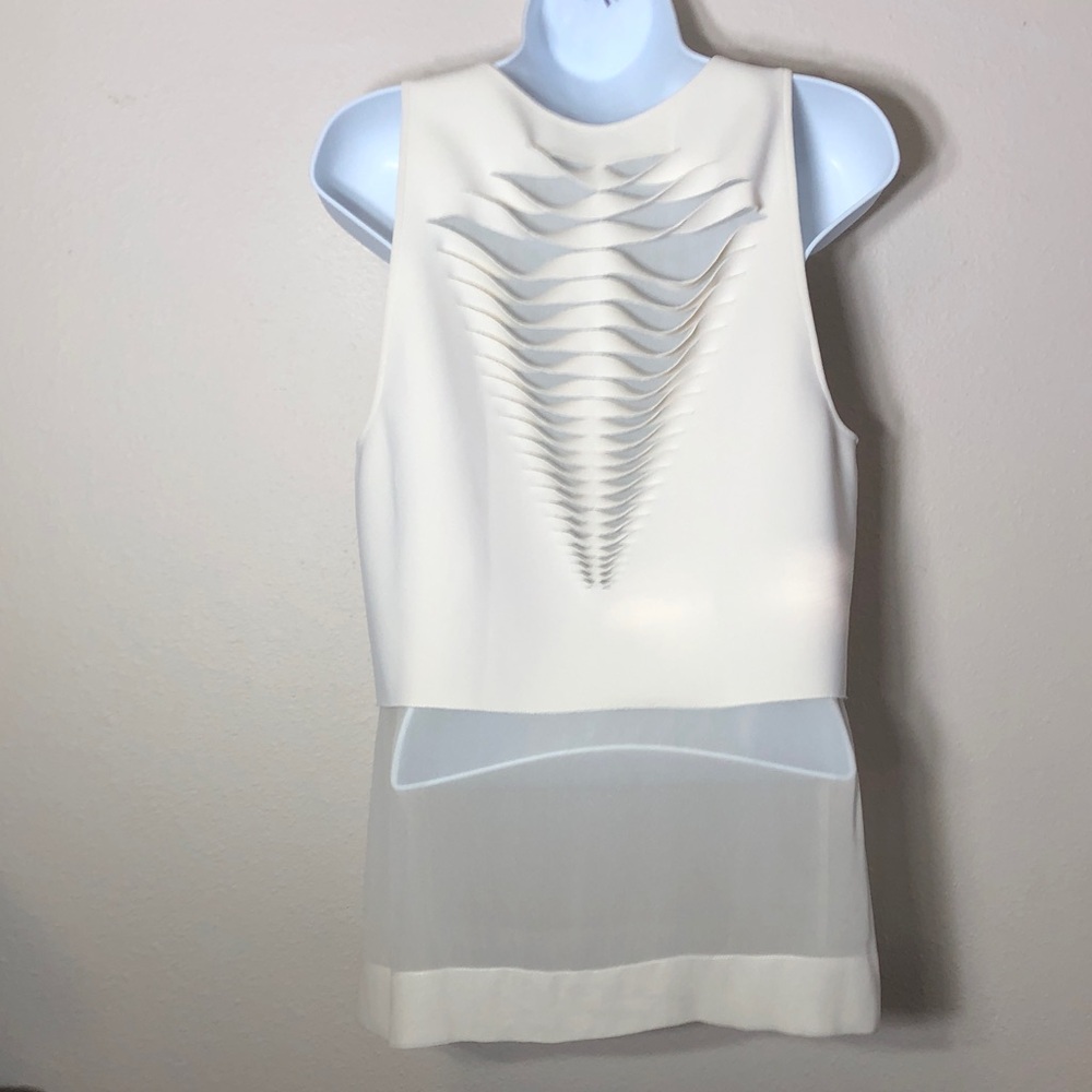 Vintage Dion Lee 3D Neo Tank- Cream, Size 6 (US) - Picture 3 of 11